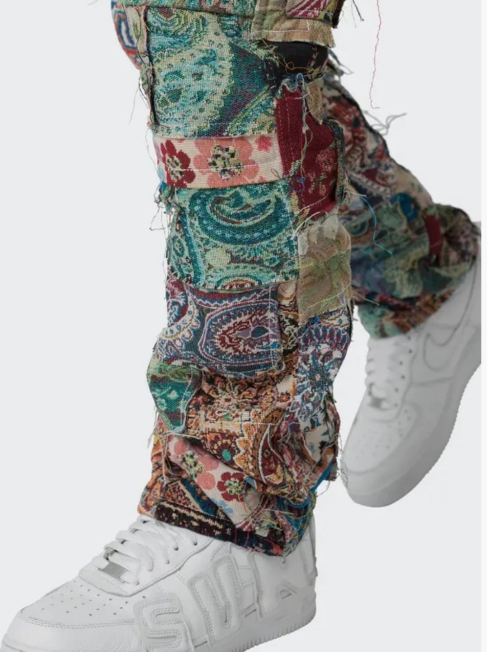 Panel Blanket Straight Leg Pants - Picture 4 of 4